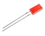 Светодиод прямоугольный FYL25A3RD красный
