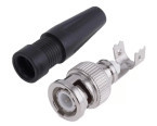Разъем BNC шт metal - plastic винт Разъем BNC шт metal - plastic винт