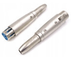 Переходник J6,3 гн стерео - XLR гн Переходник J6,3 гн стерео - XLR гн