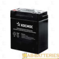 Аккумулятор свинцово-кислотный Космос 4V 6Ah Аккумулятор свинцово-кислотный Космос 4V 6Ah