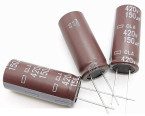 Конденсатор электролитический 150mf 420v (105 C)