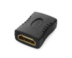Переходник гн.HDMI - гн.HDMI plastic -gold