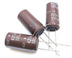 Конденсатор электролитический 120mf 420v (105 C)